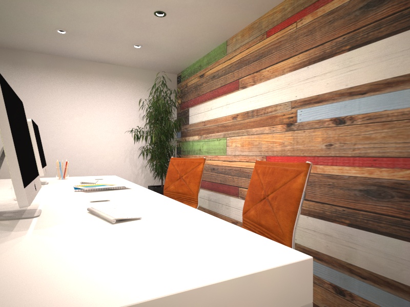 Garden office feature wall 800 x 600 2