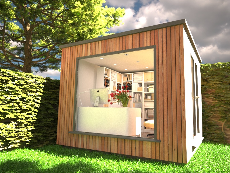 Garden office with picture window 800 x 600 2