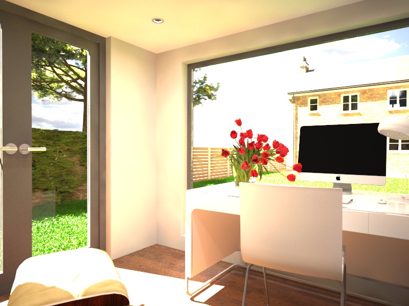 Garden office with picture window 800 x 600 3